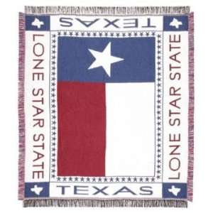    TAPESTRY THROW SIMPLY HOME TEXAS FLAG LONE STAR