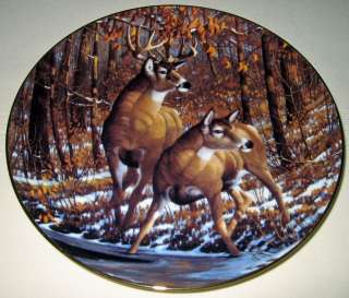 Mike Sieve Wilderness Doe & Buck Deer Plate RIVER ALERT  