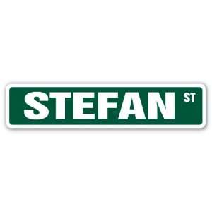  STEFAN Street Sign name kids childrens room door bedroom 