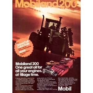   200 Engine Tractor Farming Agriculture Petroleum   Original Print Ad