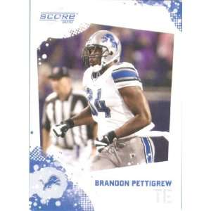  2010 Score Glossy #93 Brandon Pettigrew   Detroit Lions 