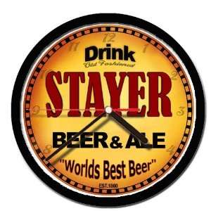  STAYER beer and ale cerveza wall clock 