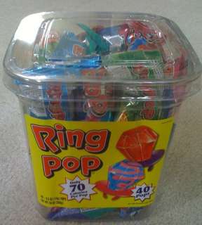 RING POPS Candy   40 pack   Asst Flavors   DELICIOUS  