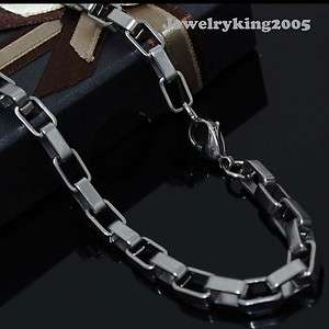 6mm Stainless Steel Long Box Chain Necklace 16  40  