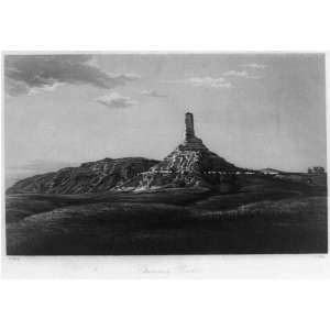 Chimney Rock, Utah / F. Piercy ; C. Fenn 1855 