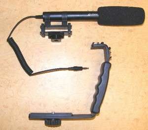 Stereo Shotgun Microphone for Canon Vixia HV20 HV30 HV40  