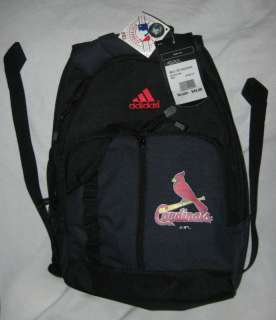 NEW ADIDAS BACKPACK Back Pack ST LOUIS CARDINALS NAVY  