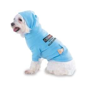 KILLER OCTOPUS Hooded (Hoody) T Shirt with pocket for your Dog or Cat 