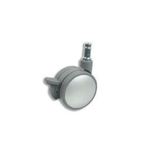 Cool Casters   Grey Caster with Silver Finish   Item #400 60 GY SI FR 