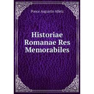   Romanae Res Memorabiles Ponce Augustin Alletz  Books