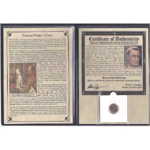  Pontius Pilate Coin with Album and Certificate Everything 