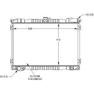  Radiator 1989 87 Stanza Automotive