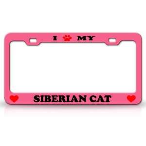  I PAW MY SIBERIAN Cat Pet Animal High Quality STEEL /METAL 