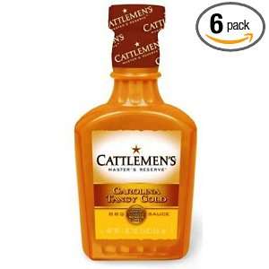 Cattlemens Barbecue Sauce, Carolina Tangy Gold, 18 Ounce Plastic 