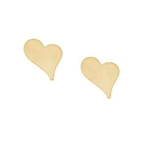  Solid Brass Blank Stampings Artisan Hearts 16mm (2 