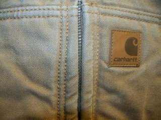   small S 8/10 CARHARTT insulated winter coat jacket hooded lined used