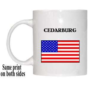  US Flag   Cedarburg, Wisconsin (WI) Mug 