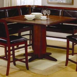 Lancaster Counter Height Pedestal Table by Coaster Fine 