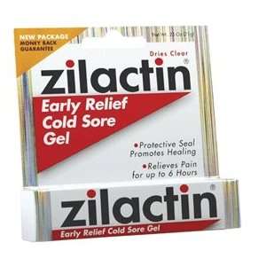    Zilactin Gel Early Rlf Cld Sre Size .25 OZ