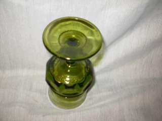 Indiana Glass/Colony, Kings Crown, Thumbprint, #77, Green, 8 Oz 