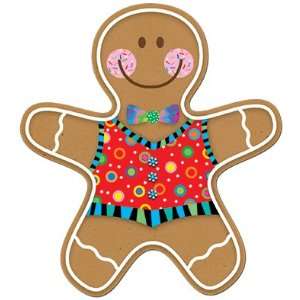  Gingerbread Man 6 Cut Outs Toys & Games