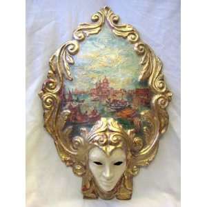   Masquerade Venice By Hand Large   Salute Carnival Mask