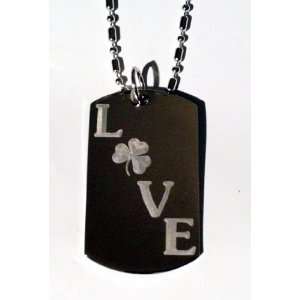  Irish Four Leaf Lucky Clover Love Logo Symbols   Military 