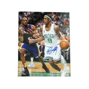  Autographed Rajon Rondo 8 by 10 inch Unframed Finals (COA 