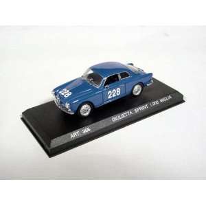   Scale DetailCars Alfa Romeo Sprint 1960 1000 Miglia #228 Toys & Games