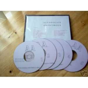  AA Big Book Alcoholics Anonymous Big Book on 5 CDs 