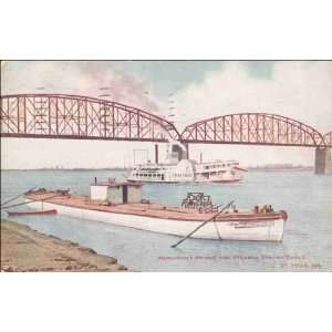   Bridge and Steamer Spread Eagle, St. Louis, Mo  