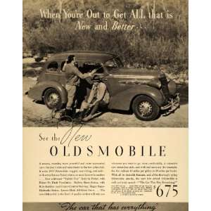 1935 Ad General Motors Fisher Body Oldsmobile Car   Original Print Ad