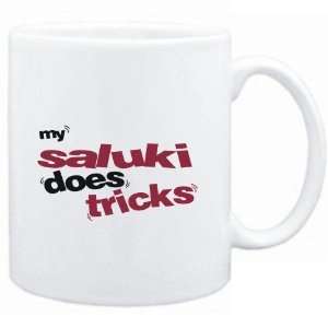    Mug White  MY Saluki DOES TRICKS  Dogs