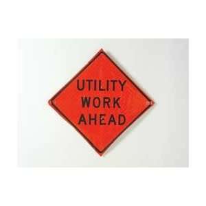  Road Sign,utility Work Ahead,36 X 36in   USA SIGN 