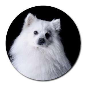  japanese spitz 6 Round Mousepad BB0706 