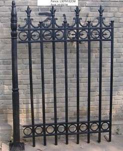 SOLID HAND MADE CAST IRON FENCE SYSTEMS  