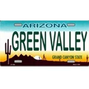 AZ Arizona Green Valley License Plate Plates Tag Tags auto vehicle car 
