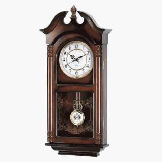  New Haven Classic Solid Wood Swan Neck Pendulum Clock 