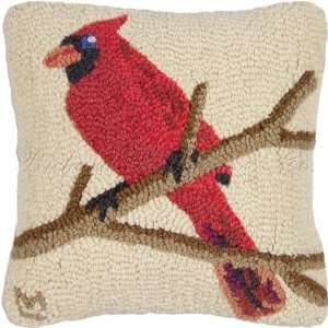  Decorative Cardinal Holiday Seasonal Red Christmas Pillow 