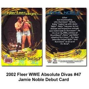    Fleer Absolute Divas Jamie Noble WWE Debut Card