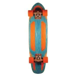Pickle Turquoise Channeled Mini Longboard Complete  Sports 