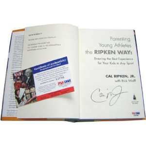  Cal Ripken Jr. Baltimore Orioles  The Ripken Way  Autographed Book 