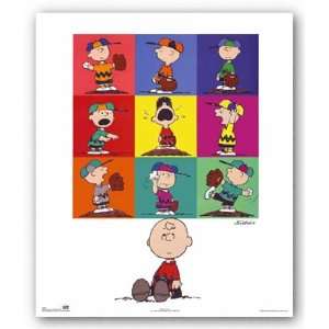 com Peanuts   Charlie Brown Baseball by Charles Schulz 16 x 20 Art 