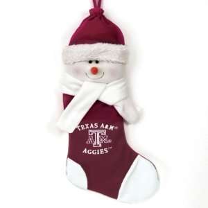  Texas A&M Aggies NCAA Snowman Holiday Stocking (22 