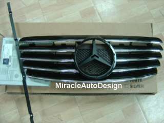 1996 2002 Mercedes W208 CLK Class Black Front Grille  