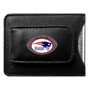   Patriots NFL Card/Money Clip Holder (Leather)