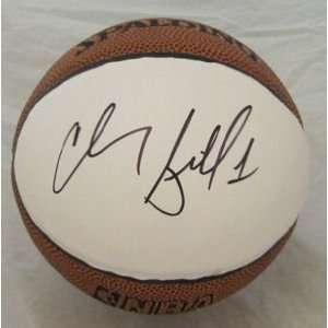 Chauncey Billups Autographed/Hand Signed NBA MINI Basketball Denver 