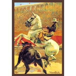  Cartel de Toros sin Texto 24X36 Giclee Paper