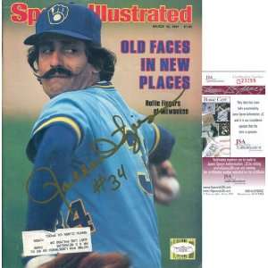  Rollie Fingers Autographed/Hand Signed March 16, 1981 