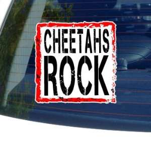  Cheetahs Rock   Window Bumper Laptop Sticker Automotive